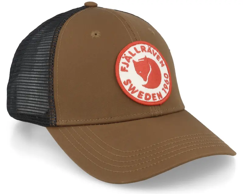 Fjällräven 1960 Logo Långtradarkeps Timber Brown Trucker online
