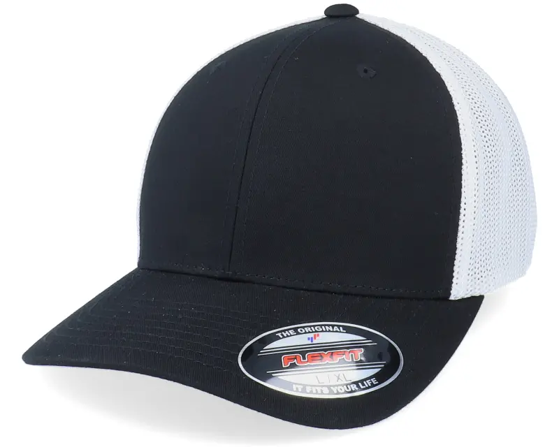 Flexfit 2-Tone Mesh Black/White Trucker Flexfit online