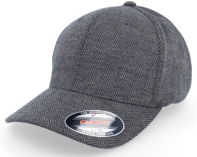 Flexfit Heringbone Melange Dark Heather Grey Flexfit online