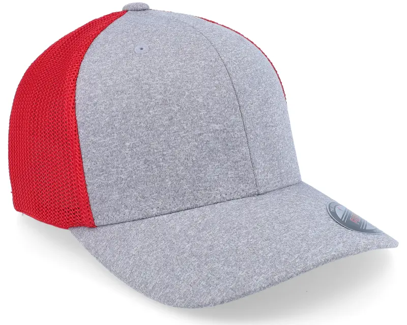 Flexfit Trucker Mesh Heather Grey/Red Flexfit online