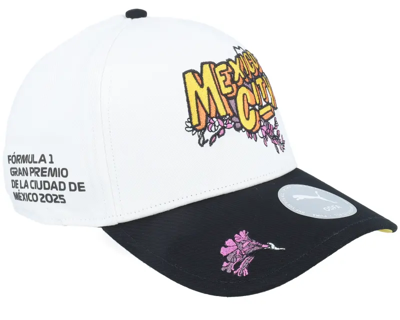 Formula One F1 Logo 25 Race Special Mexico Puma White/Black A-frame Adjustable online