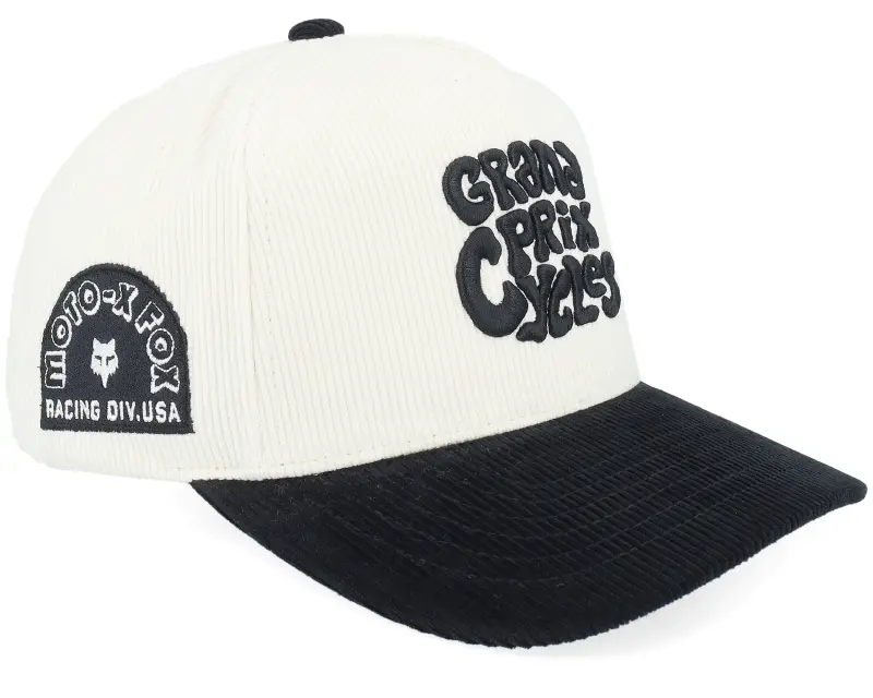 Fox Circa 74 Corduroy Hat Off White/Black A-Frame Adjustable online