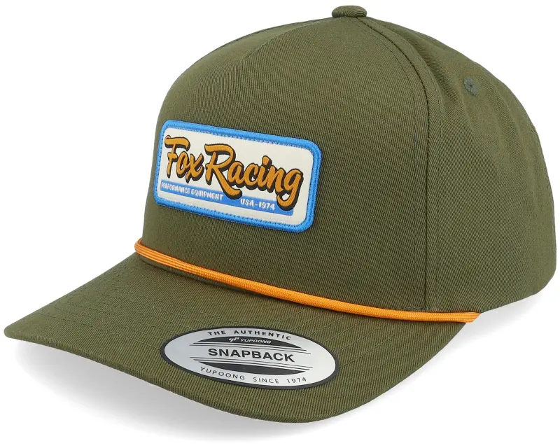 Fox Equipped Hat Olive Green A-Frame Adjustable online
