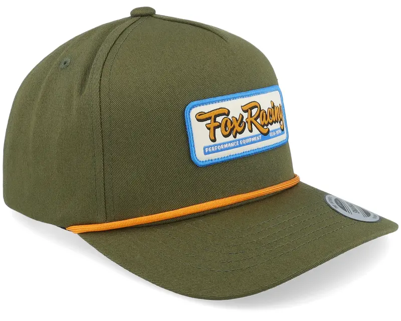 Fox Equipped Hat Olive Green A-Frame Adjustable online