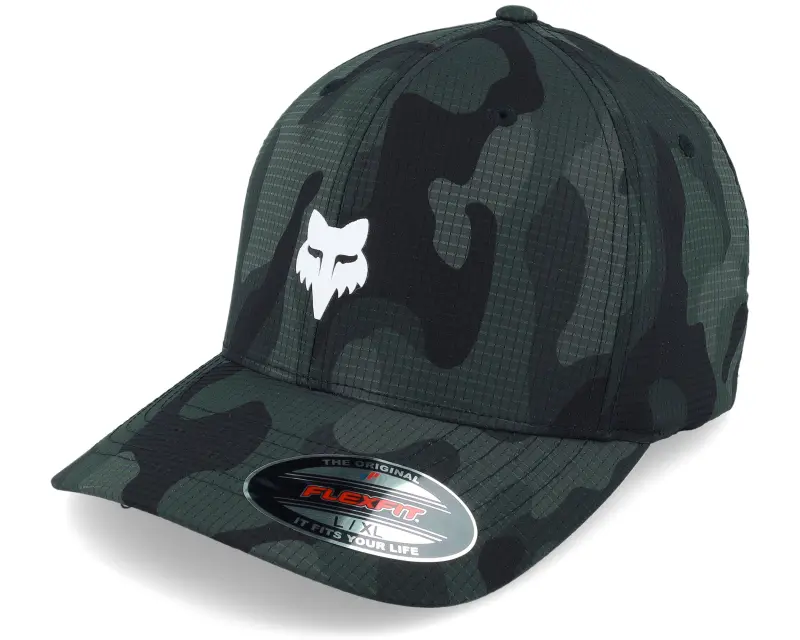 Fox Fox Head Camo Tech Black Camo Flexfit online
