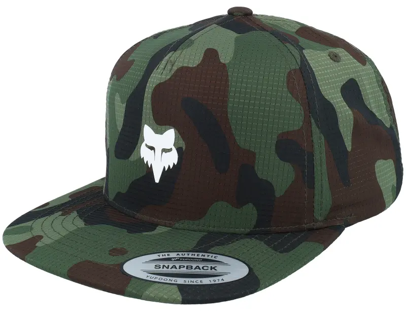 Fox Fox Head Camo Tech Green Camo Snapback online
