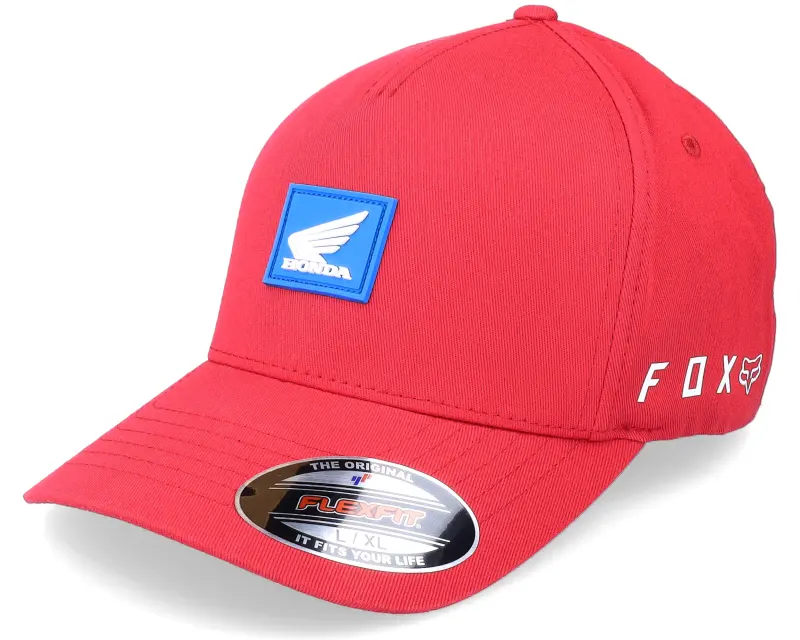 Fox Honda Wing Hat Red Flexfit online