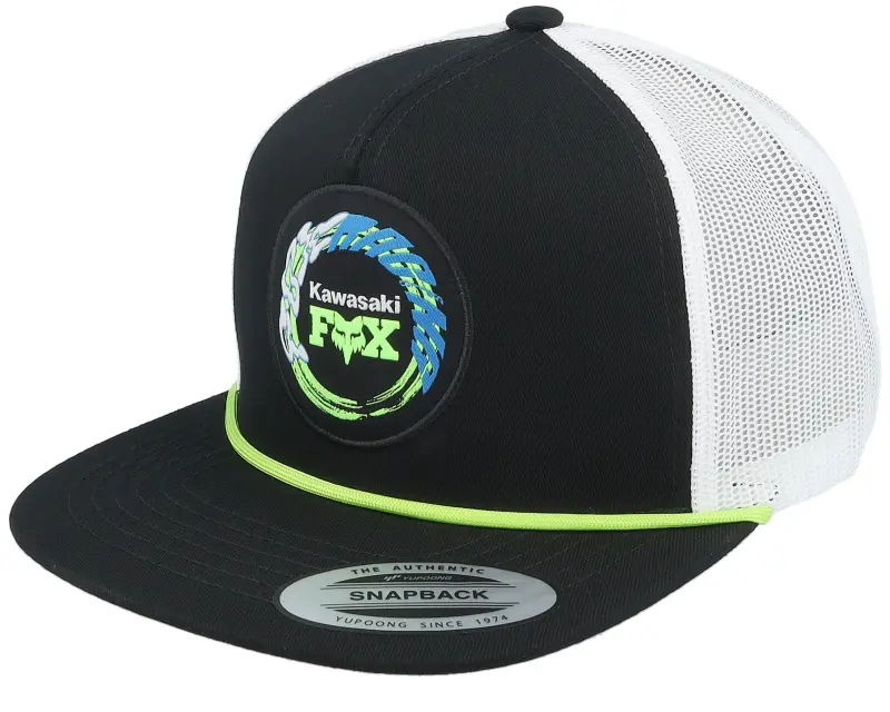 Fox Kawasaki Black/White Rope Snapback Trucker online