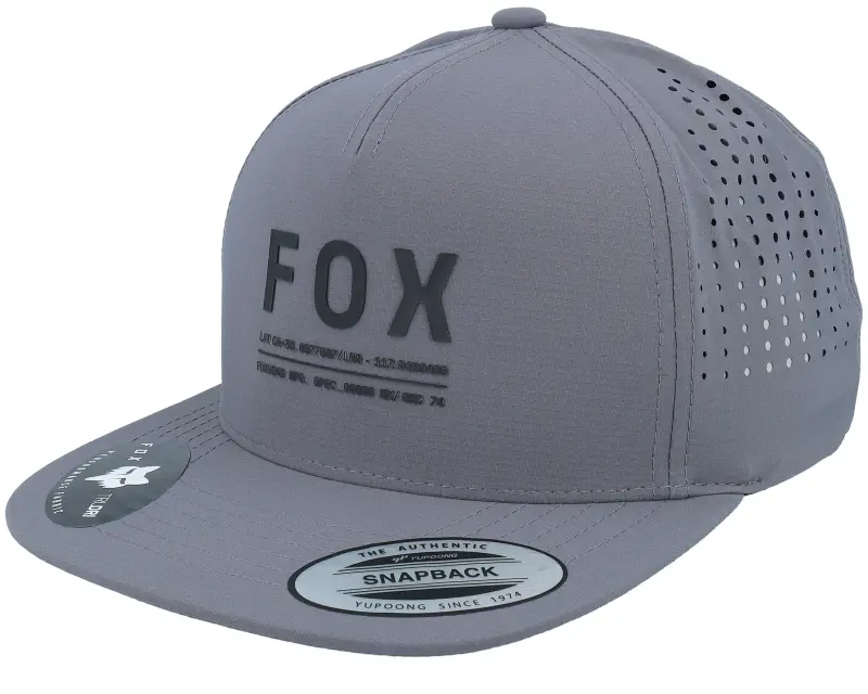 Fox Non Stop Tech Steel Grey Snapback online
