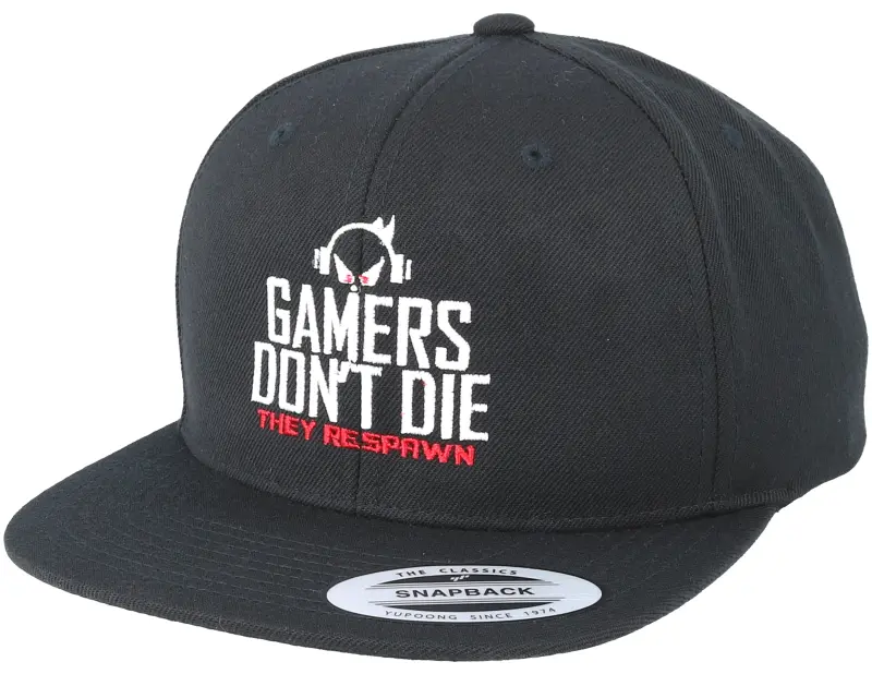 Gamerz Gamers Don’t Die Black Snapback online