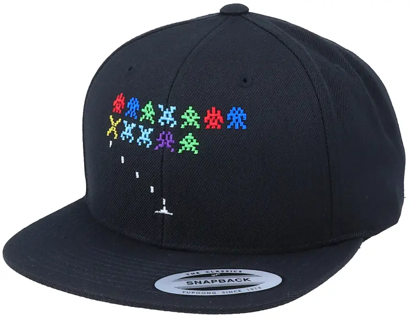 Gamerz Invasion From Space Black Snapback online