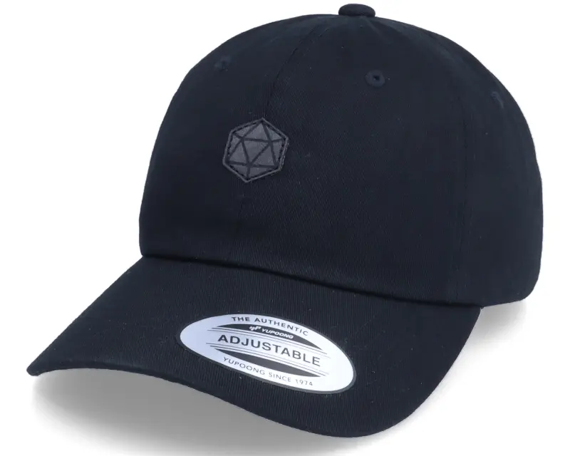 Gamerz Tiny Charcoal D20 Patch Black Dad Cap online