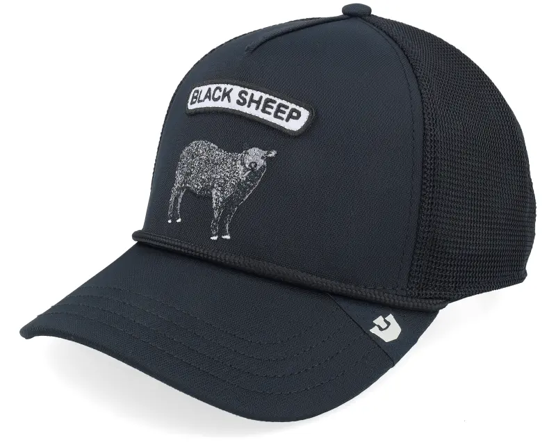 Goorin Black Sheep Rocker Top Void Black A-Frame Trucker online