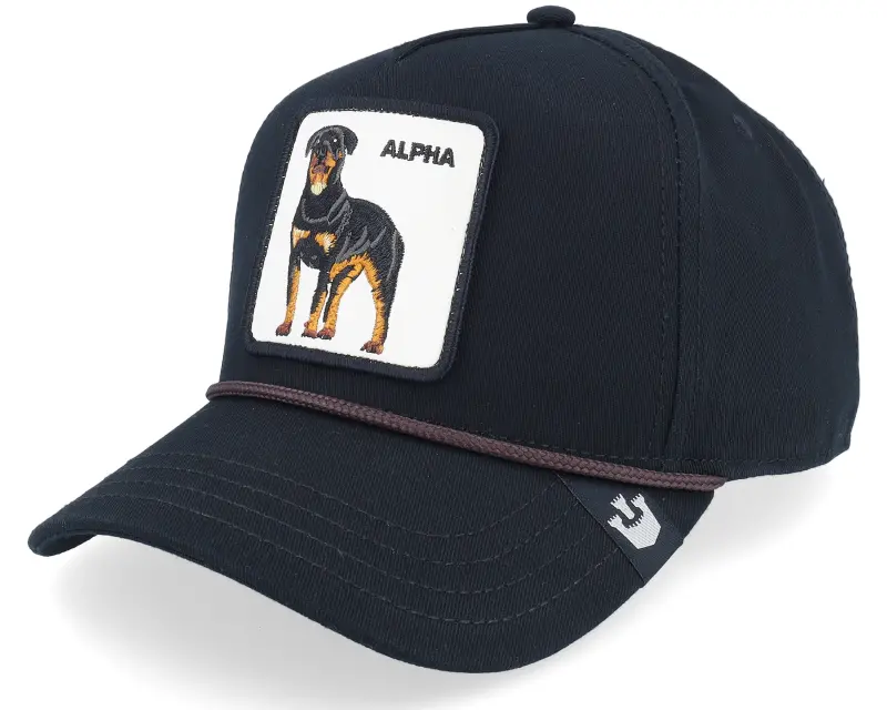 Goorin Bros. Alpha Dog 100 All Over Canvas Black A-Frame Adjustable online