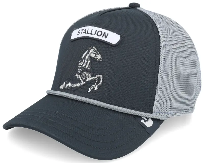 Goorin Bros. Gb2 Stallion The Rocker Relaxed Black/Grey A-Frame Trucker online