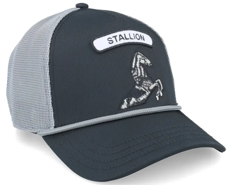 Goorin Bros. Gb2 Stallion The Rocker Relaxed Black/Grey A-Frame Trucker online