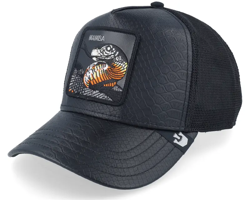 Goorin Bros. Hatstore Exclusive x Mamba #5 Black Snakeskin A-Frame Trucker online