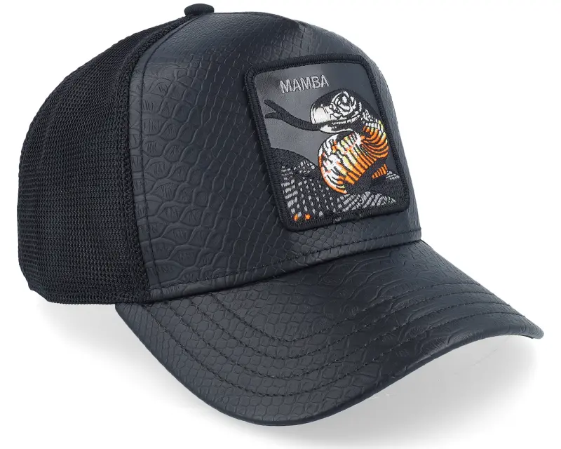 Goorin Bros. Hatstore Exclusive x Mamba #5 Black Snakeskin A-Frame Trucker online