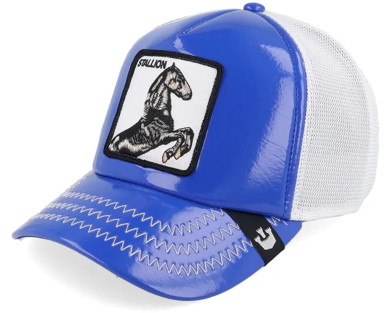 Goorin Bros. Horsepower Patent Pending Blue/White A-Frame Trucker online