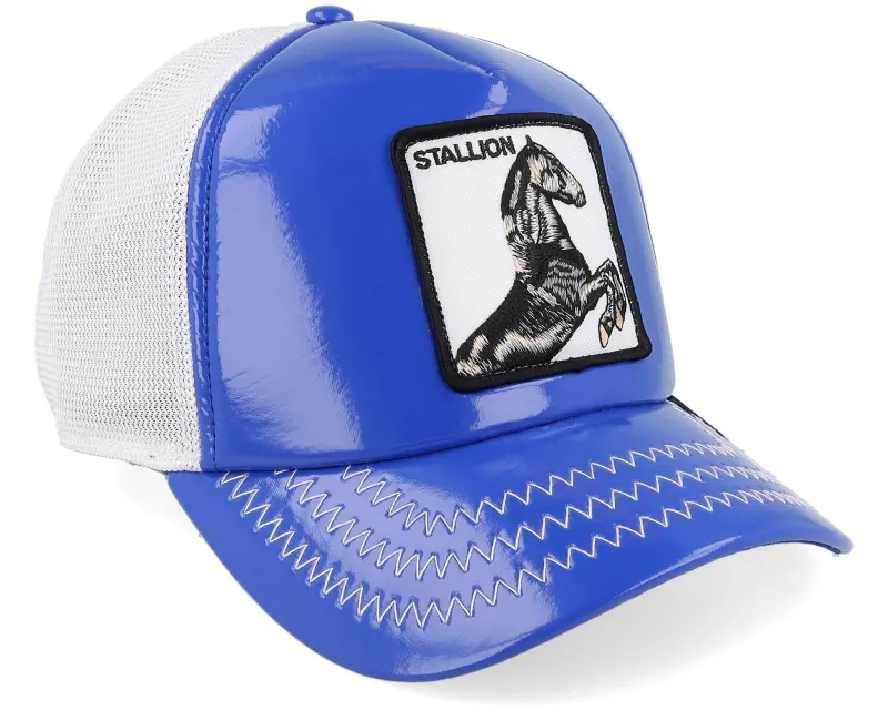 Goorin Bros. Horsepower Patent Pending Blue/White A-Frame Trucker online