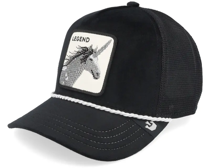 Goorin Bros. Onyx Legend Velvet Jewel Tones Black A-Frame Trucker online