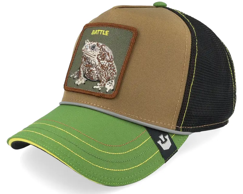 Goorin Bros. Rash, Zits, And Pimple- Insert Coin Brown/Black/Green/Black UV A-Frame Trucker online