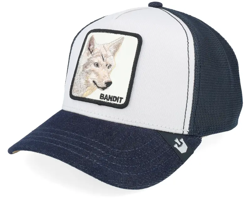 Goorin Bros. The Bandit Coyote Light Grey/Black A-Frame Trucker online