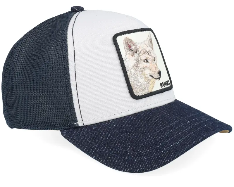 Goorin Bros. The Bandit Coyote Light Grey/Black A-Frame Trucker online