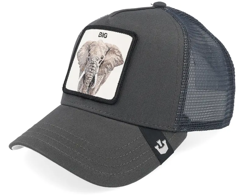 Goorin Bros. The Big Elephant Seasonal Core Charcoal A-Frame Trucker online