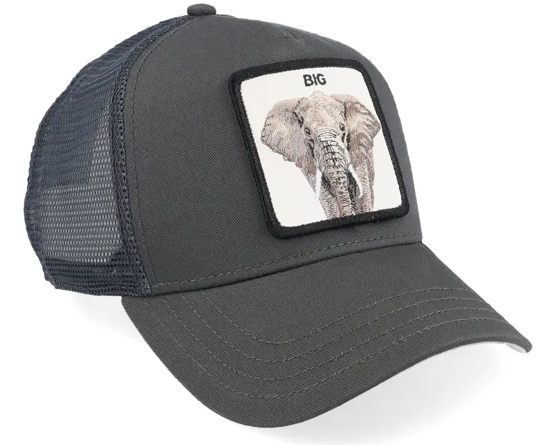 Goorin Bros. The Big Elephant Seasonal Core Charcoal A-Frame Trucker online