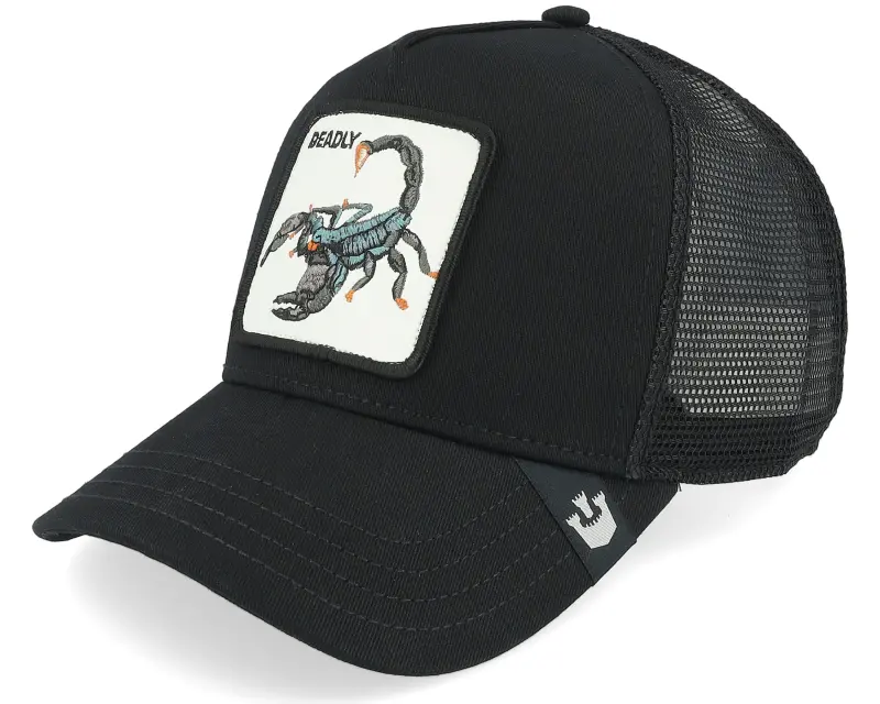 Goorin Bros. The Deadliest Scorpion Global Core Black A-Frame Trucker online