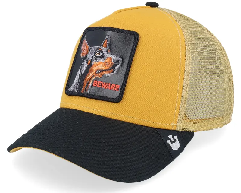 Goorin Bros. The Doberman Brutalism Mustard A-Frame Trucker online