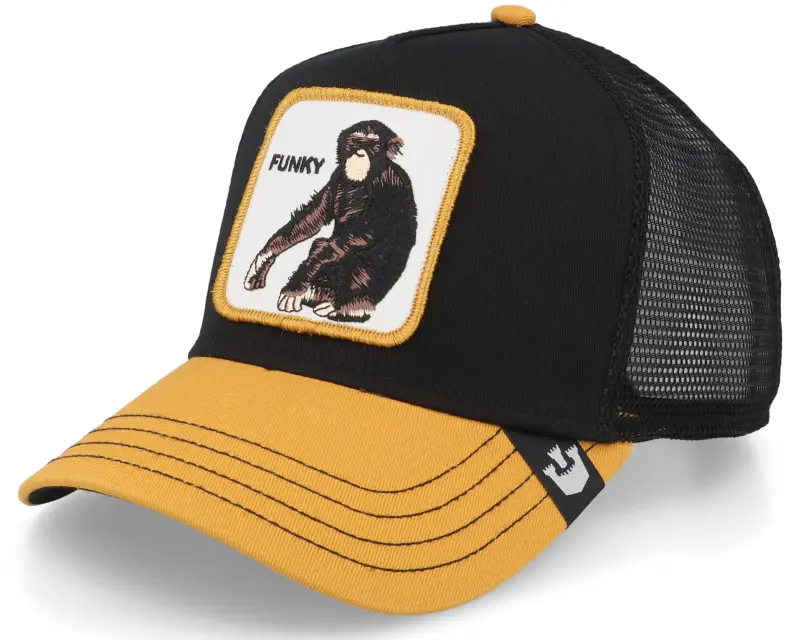 Goorin Bros. The Funky Monkey Black/Yellow Trucker online