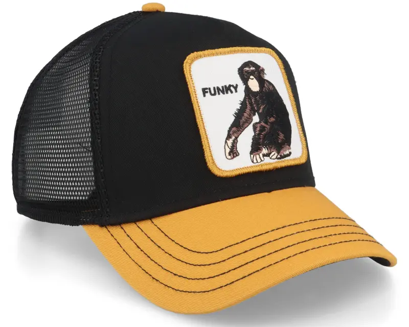 Goorin Bros. The Funky Monkey Black/Yellow Trucker online