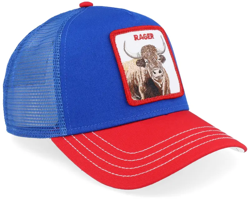 Goorin Bros. The Rager Bison Royal/Red A-Frame Trucker online