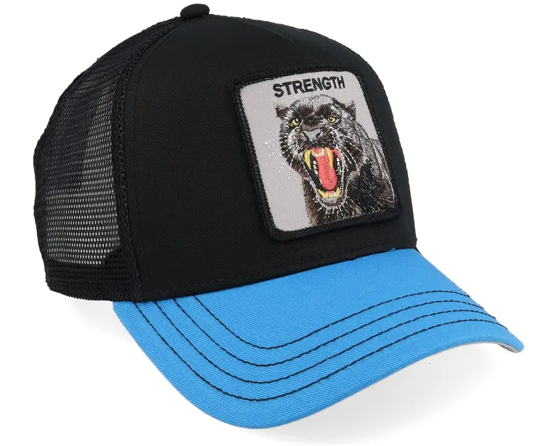 Goorin Bros. The Strength Panther Black/Blue A-Frame Trucker online