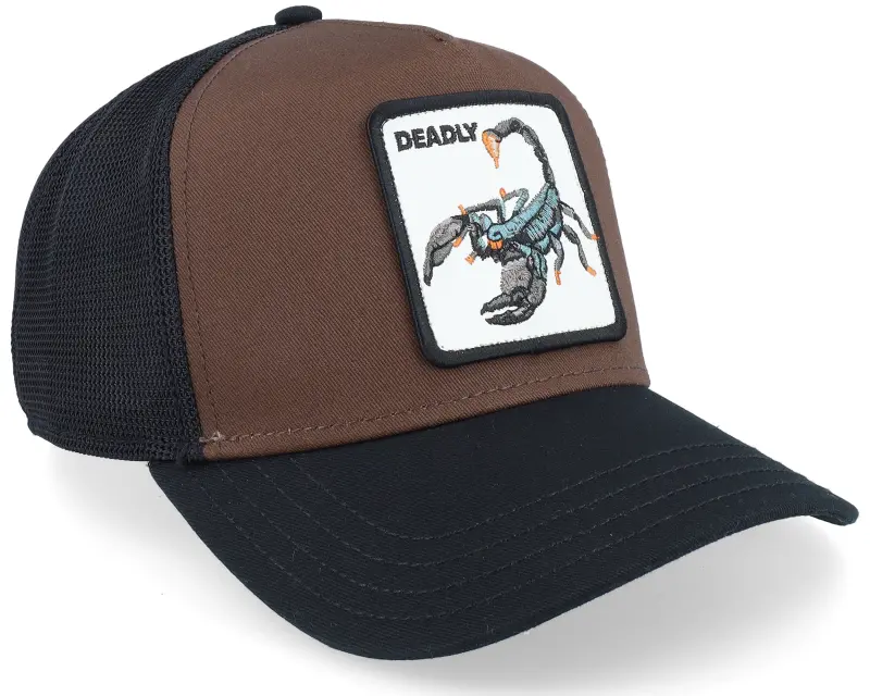 Goorin Bros. V2 Deadly Coffee/Black A-Frame Trucker online