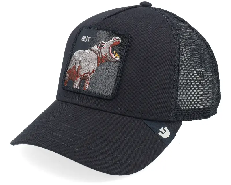 Goorin Gut Hippo Sport Void Black A-Frame Trucker online
