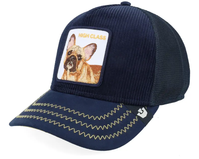 Goorin High Class Remix Remix Multi Color Navy A-Frame Trucker online