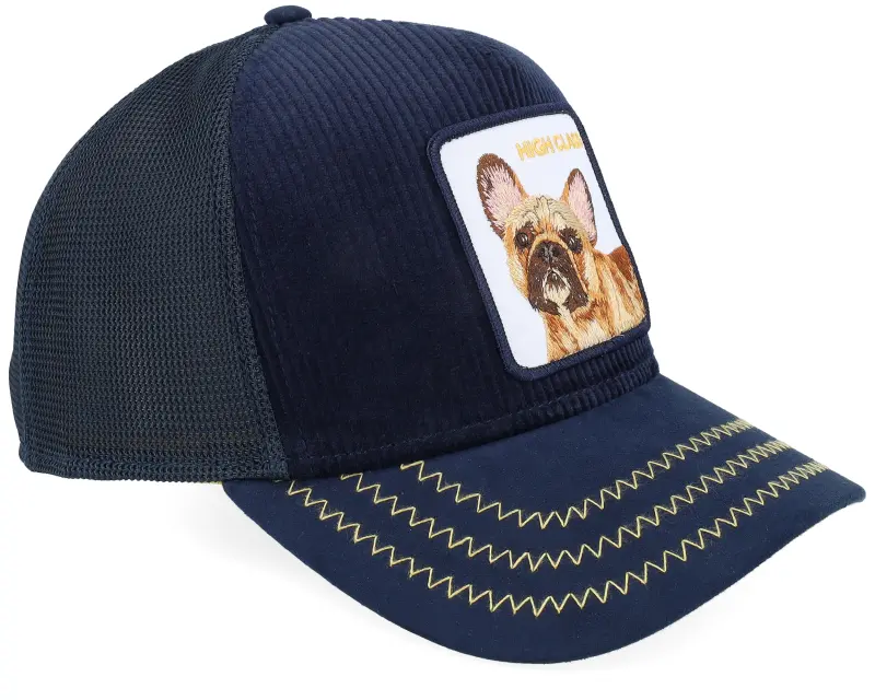 Goorin High Class Remix Remix Multi Color Navy A-Frame Trucker online