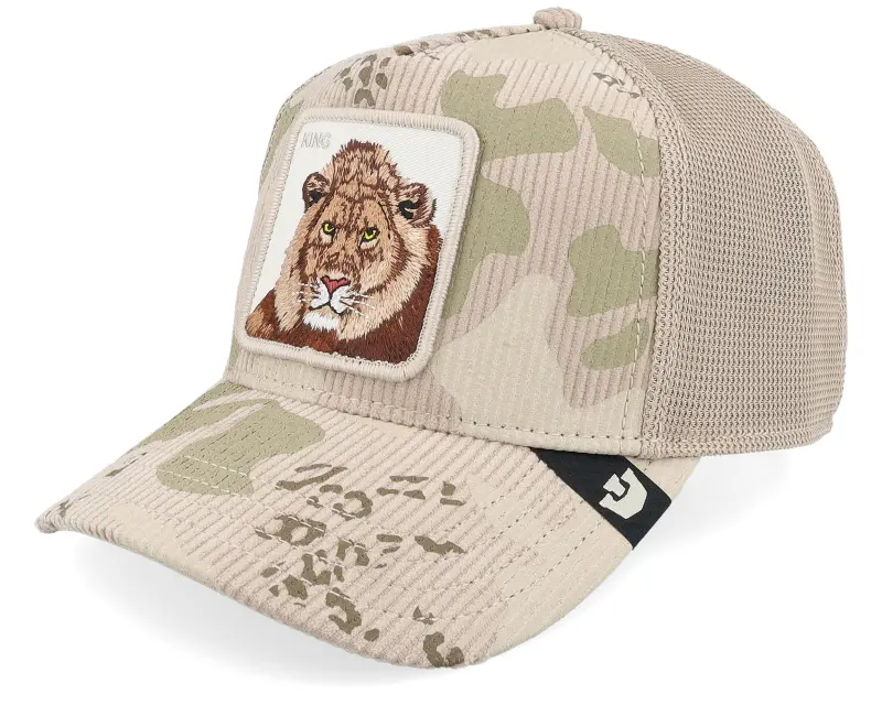 Goorin King Camo Corduroy Camo Biscuit A-Frame Trucker online