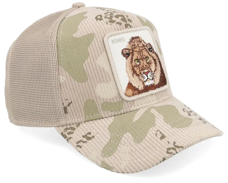 Goorin King Camo Corduroy Camo Biscuit A-Frame Trucker online