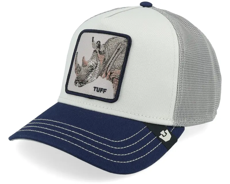 Goorin Tricolor Rhino Tri Tone Multi Color Grey/Navy A-Frame Trucker online