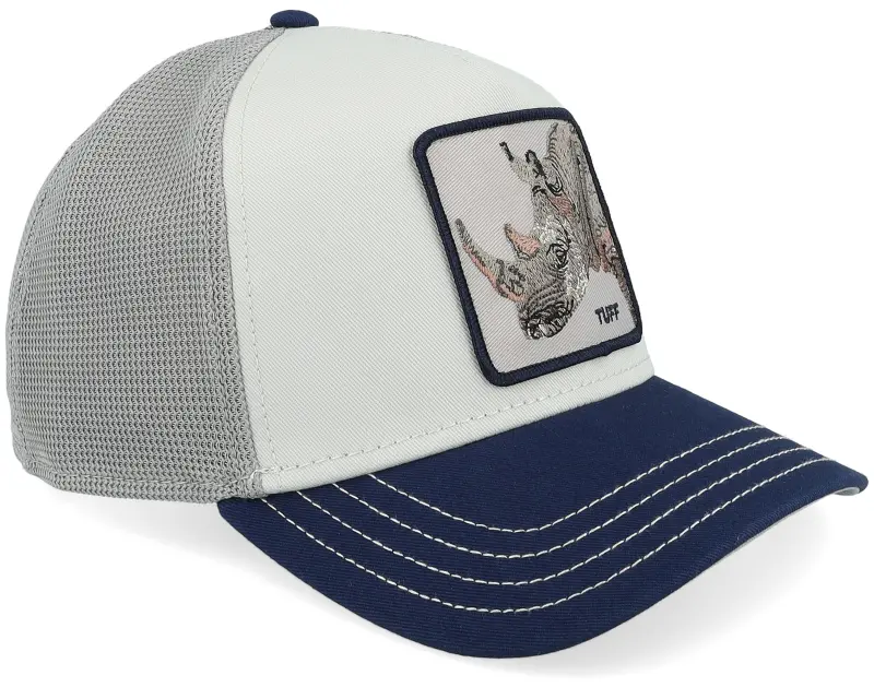 Goorin Tricolor Rhino Tri Tone Multi Color Grey/Navy A-Frame Trucker online