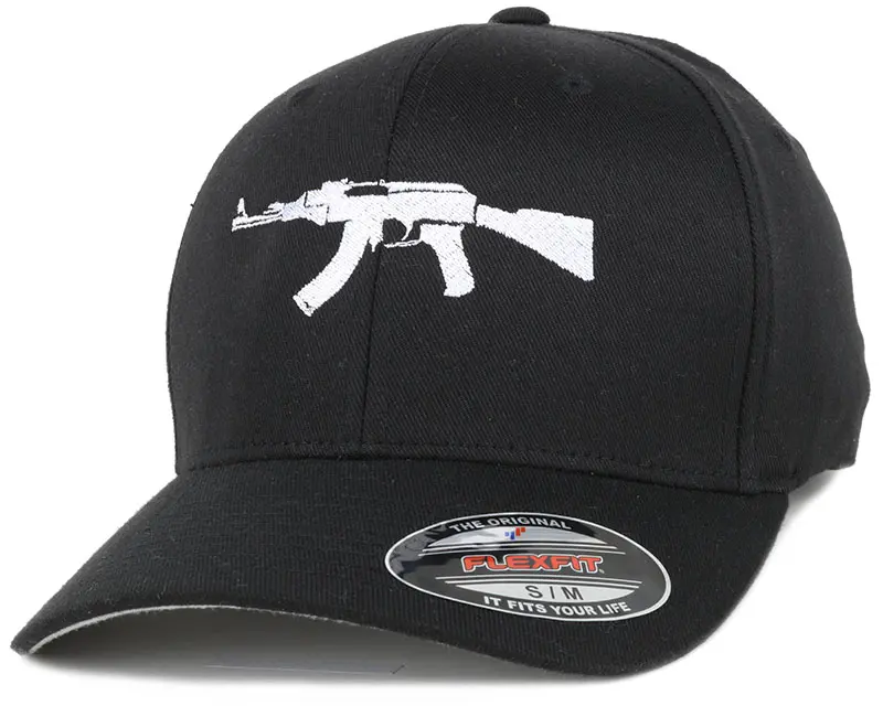 GUNS n SKULLS AK47 Black Flexfit online