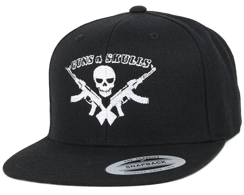 GUNS n SKULLS Logo Black Snapback online