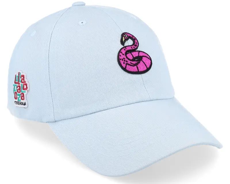 Hatstore Lollapalooza Stockholm Flamingo Pastel Blue Dad Cap online