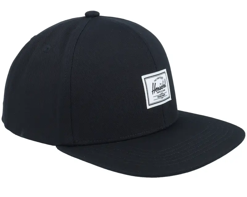 Herschel Whaler 6 Panel Cap Black Snapback online