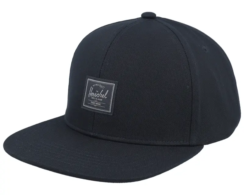 Herschel Whaler 6 Panel Cap Black Tonal Snapback online