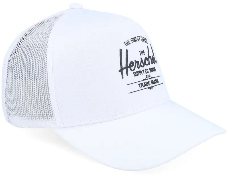 Herschel Whaler Tall Mesh Cap White A-Frame Trucker online
